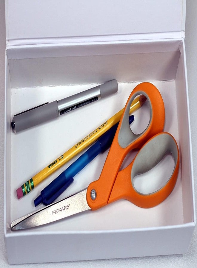 Creative Hobbies® Ready to Decorate White Paperboard Box with Hinged Lid, 8.5 x 5 x 2.25 Inches | Bulk Pack of 24 - Image 5